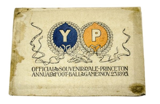 1895 Princeton vs Yale Football Annual Program